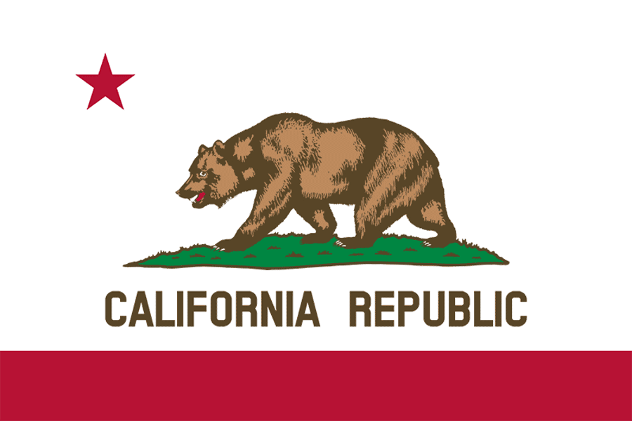 The California state flag