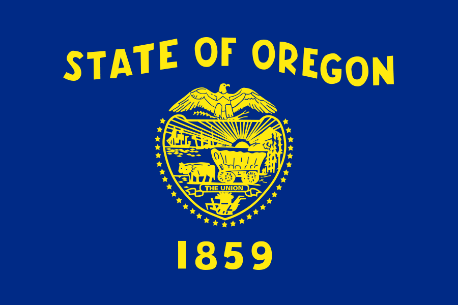 The Oregon state flag