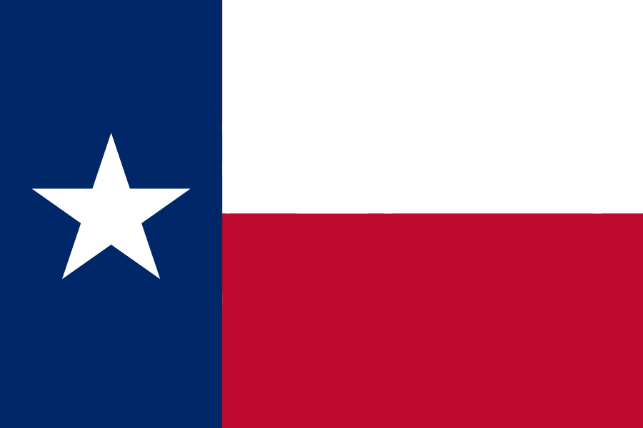 The Texas state flag