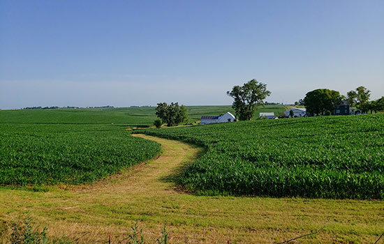 Location in the state of Iowa